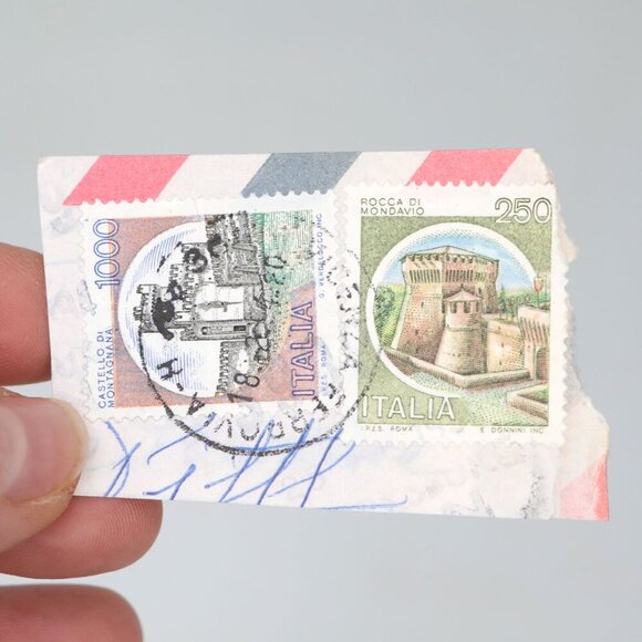 Vintage Postage Stamp Collection Canada US Germany Denmark Italy USA Collectable - Picture 11 of 15